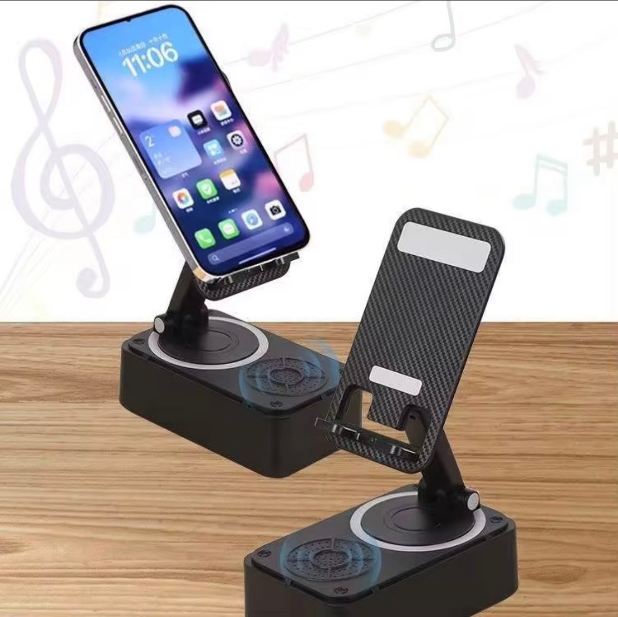3 in 1 Phone Stand , Bluetooth Speaker and power bank